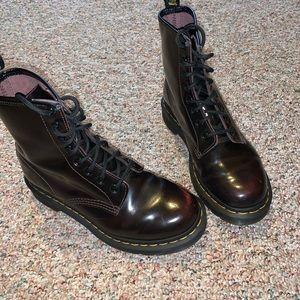 Burgundy Dr. Martens | Arcadia cherry